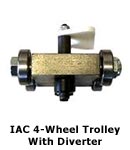 IAC 4 Wheel Trolley With Diverter