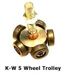 Kwick Wall 5-wheel Trolley