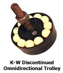 Kwick Wall Discontinued Omnidirectional Trolley (replaced by 5-wheel Trolley)