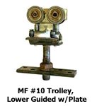 Modernfold #10 Trolley, Lower Guided with Mounting Plate
