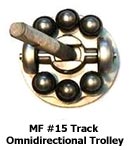 Modernfold #15 Track Omnidirectional Trolley