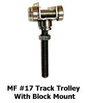 Modernfold #17 Track Trolley With Block Mount