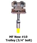 Modernfold New #10 Trolley (3/4 in. bolt)