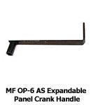 Modernfold OMF OP-6 AS Expandable Panel Crank Handle with 3/4 in. Female Hex Head.