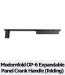Modernfold OMF OP-6 AS Expandable Panel Crank Handle with 3/4 in. Female Hex Head, Folding Handle.