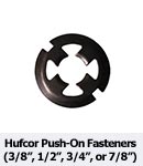 Hufcor Push-On Fastener