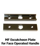 Modernfold Escutcheon Plate for Face Operated Handle