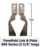 Panelfold Link and Plate, 800 Series (5.625 in. long extended)