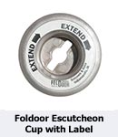 Foldoor Escutcheon Cup (with Label)