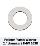 Foldoor Plastic Washer 1MW 2638 (1 in. diameter)