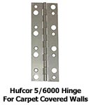 Hufcor 5000 and 6000 Series Hinge for Carpet Covered Walls