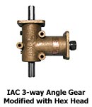 IAC 3-way Angle Gear Modified with One Hex Head