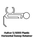 Hufcor 5000 and 6000 Plastic Horizontal Sweep Retainer