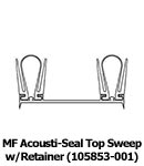 Modernfold Acousti-Seal Top Sweep Assembly with Retainer (105853-001)