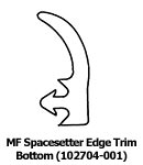 Modernfold Spacesetter Edge Trim for Bottom (102704-001)