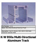 Kwik Wall 850a Multi-Directional Aluminum Track