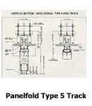 Panelfold Type 5 Track