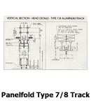 Panelfold Type 7 and 8 Track
