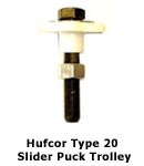 Hufcor Type 20 Slider Puck Trolley