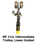 Modernfold #14 Intermediate Trolley, Lower Guided