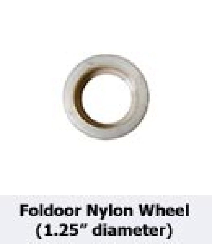 Foldoor Nylon Wheel (1.25″ diameter)